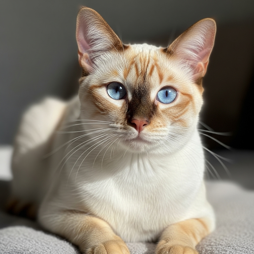 カラーポイントショートヘア