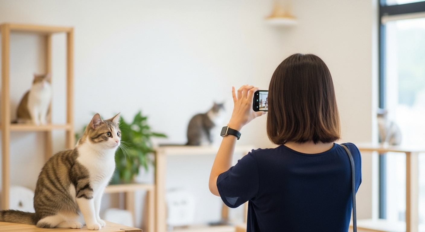 猫カフェで上手に写真を撮る10のテクニック！プロ級の撮影術