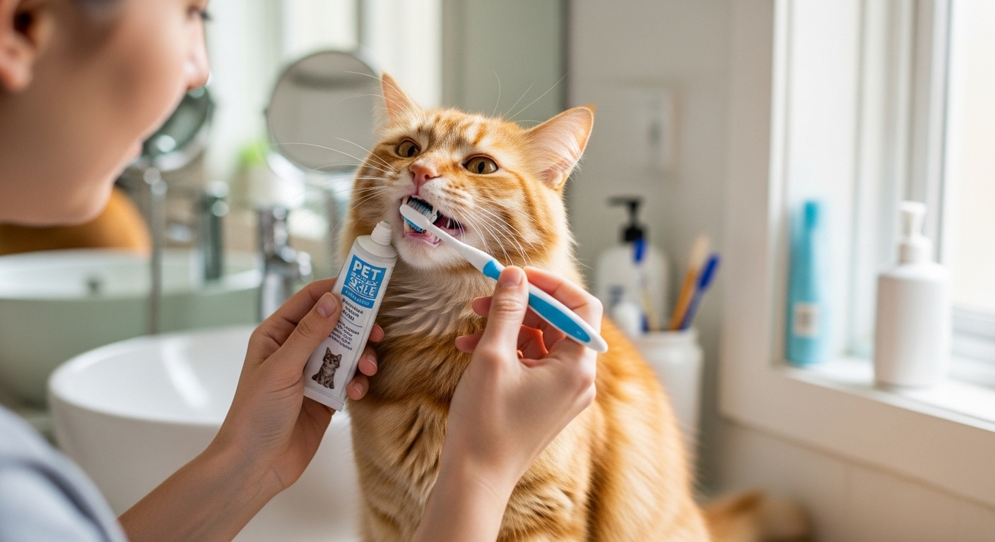猫の歯磨き完全マスター！歯周病予防が健康寿命に与える影響