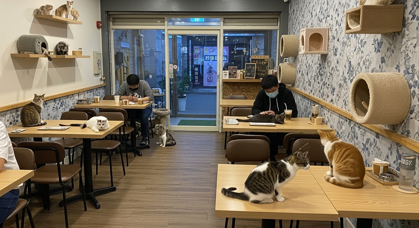 猫カフェの歴史！台湾発祥から世界への広がりを追う