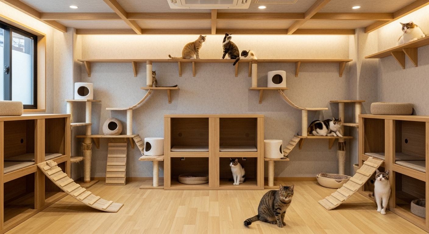 猫カフェ×テクノロジー！もしかしたら実現する？ワクワクする未来の猫体験