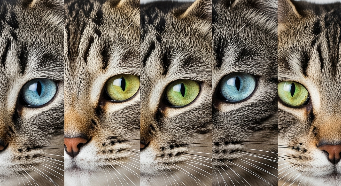 猫の瞳の色の秘密！ブルー・グリーン・ゴールドが決まる遺伝学